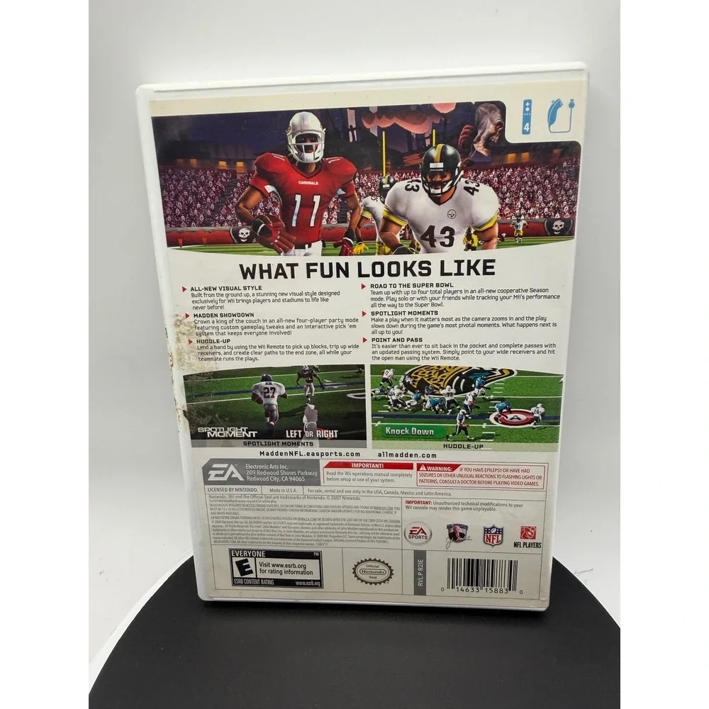 Madden NFL‎ 10 Nintendo Wii EA Sports Football Game with Manual RVL P R2IE